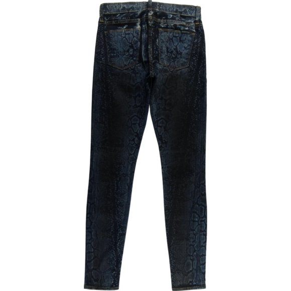 Hudson Nico SuperSkinny Midrise Reptile Print B144 - Picture 2 of 7